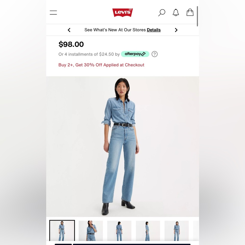 Levi’s Ribcage Straight Ankle